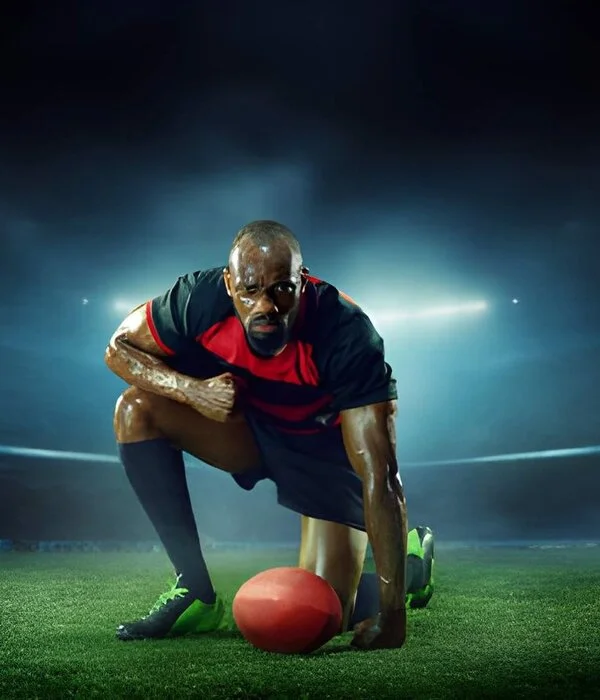 player wearing Rugby uniform