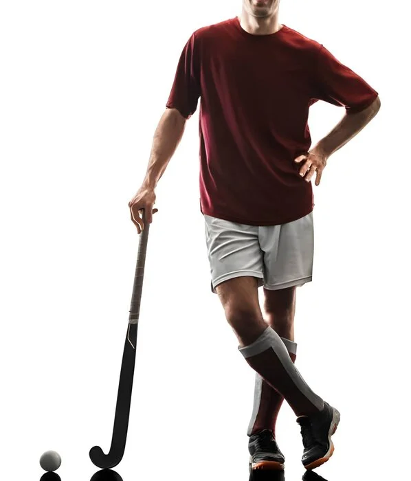player wearing hockey uniform burgundy and white color